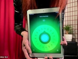 Spin Wheel and Send to Keep Stroking FinDom JOI Game  Femdom Goddess Nikki Kit Financial Domination