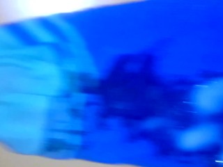 I cum on stepsister's ankle socks