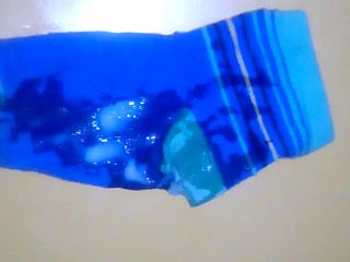 I cum on stepsister's ankle socks