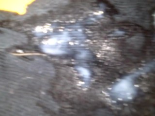 I cum on stepsister's adidas socks