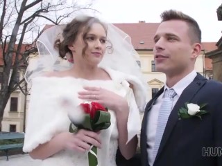 HUNT4K. Rich man pays well to fuck hot young babe on her wedding day