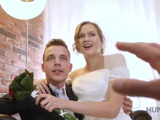 HUNT4K. Rich man pays well to fuck hot young babe on her wedding day