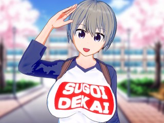 Anime College Girl Uzaki-chan Wants to Titty Fuck You