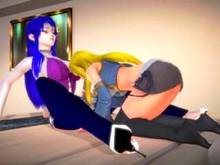 Futa - Fairy Tail - Juvia x Lucy (3D Porn)