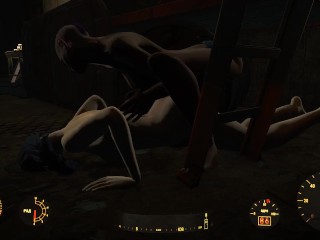 Robots are watching porn girls in fallout 4 | Porno Game 3d, ADULT mods