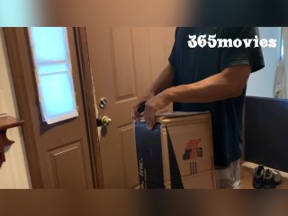 Package Delivery Driver Gets Lucky & Fucks Cops Wife (Married Cheating Blonde Cougar Milf Wants BBC)
