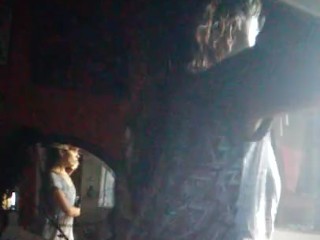 Hip bumps after biking in the pouring rain