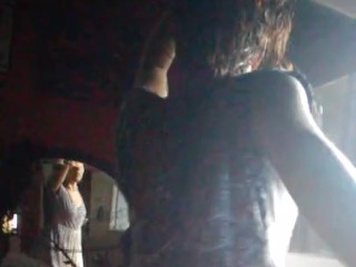 Hip bumps after biking in the pouring rain