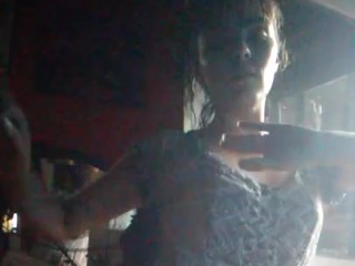 Hip bumps after biking in the pouring rain