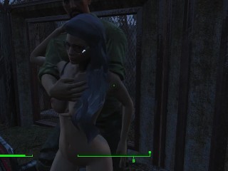 The camp guard decided to fuck the guilty girl | PC Game