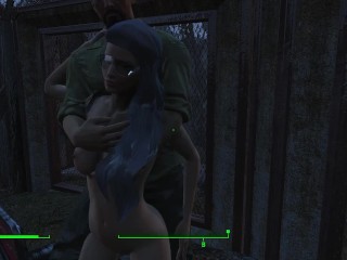 The camp guard decided to fuck the guilty girl | PC Game