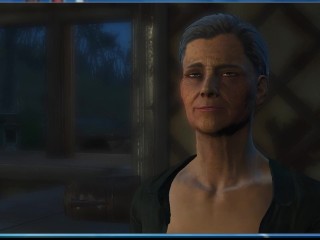 Lesbian sex with Trudy, the owner of the cafe | Fallout 4, Porno Game 3d