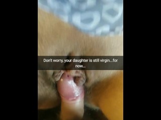 My stepdaughter's 40 year old boyfriend sent me this video from our house, while i`m on work.