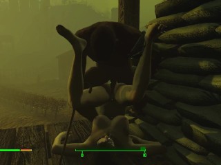 Black pensioner made a girl pregnant | Fallout, Porno Game 3d