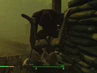 Black pensioner made a girl pregnant | Fallout, Porno Game 3d