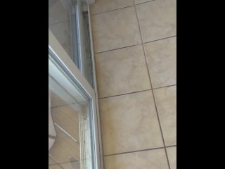 Sliding Glass Door Pee