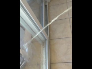 Sliding Glass Door Pee