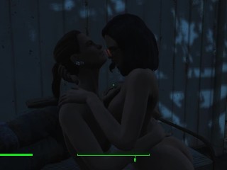 Lesbian sex. Bachelorette Party in 3d PC Game | Sex Mod, Porno Game