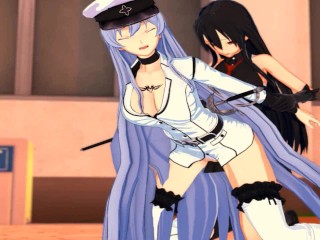 AKAME FUTANARI ESDEATH AKAME GA !!