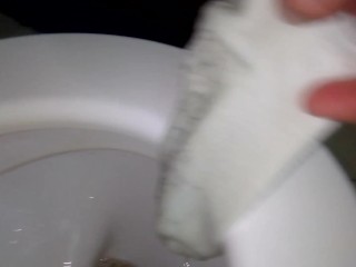 I Piss in stepsister's white ankle socks