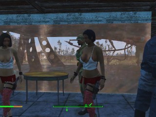 Brothel with glass windows. The Work of Prostitutes in Fallout 4 | Porno game, lesbian strapon