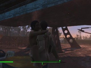 Brothel with glass windows. The Work of Prostitutes in Fallout 4 | Porno game, lesbian strapon