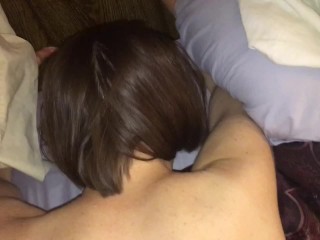 Mature Hot Wife getting her ass filled and farting out the creampie 