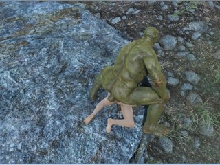 Huge orc roughly fucked brunette | PC Game, Fallout Porno