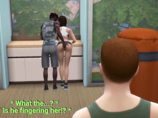 DDSims - Wife Fucked at Gym while Husband Watches - Sims 4