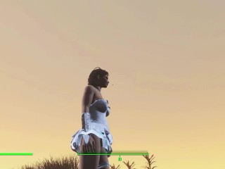 Before the wedding, the bride went to cheat on everyone | Fallout 4