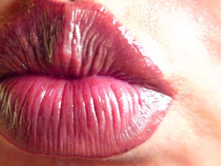 Mouth Fetish POV: Lip Gloss