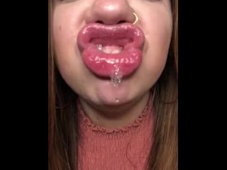 Full Face Lip Sniffing