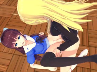 FUTA NEW GAME! YAGAMI KO X TAKIMOTO HIFUMI (3D HENTAI)
