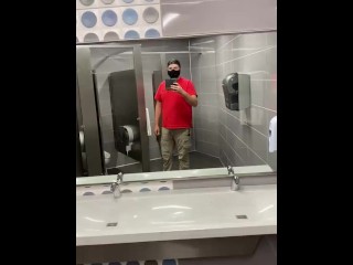 Exposing myself in a public bathroom