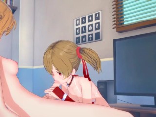 [Sword Art Online] Futa Asuna x Silica(3d hentai)