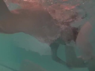 Outdoor swimming pool teen Natalia Kupalka