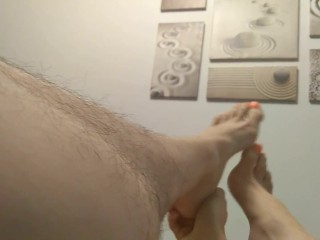 very hairy pussy and legs, fingering, foofetish, close-up big pussy lips from GinnaGg