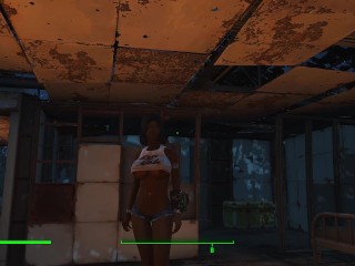 ВВС girl. Sexual adventures in the world of fallout 4. Erotic clothing | Porno Game 3d