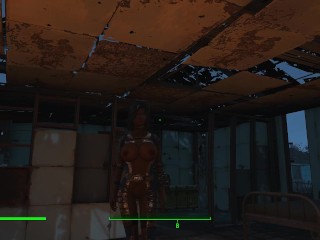 ВВС girl. Sexual adventures in the world of fallout 4. Erotic clothing | Porno Game 3d