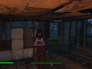 ВВС girl. Sexual adventures in the world of fallout 4. Erotic clothing | Porno Game 3d