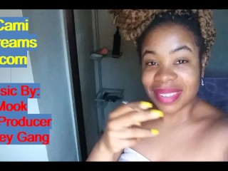 Smoking Big Lips Ebony Black Girl Sexy Audio Voice Erotic Poetry Music Spoken Word - Cami Creams
