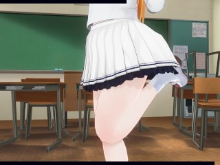 3D HENTAI POV Schoolgirl invited me to her home so I can fuck her