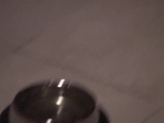 ulf have to drink pee in dungeon from bowl