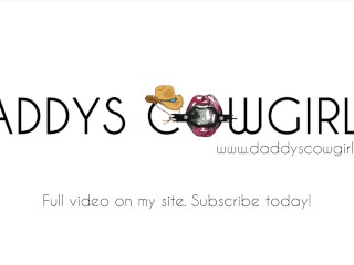 Blindfolded Bound clamped slave dildo fucked in a stockade | daddyscowgirl