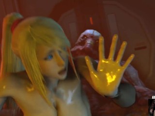 3D ANIMATED HENTAI - monster fucked waifu with big tits