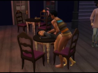 The girl accidentally entered the men's club. She was fucked by the whole company | porn games