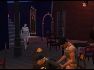 The girl accidentally entered the men's club. She was fucked by the whole company | porn games