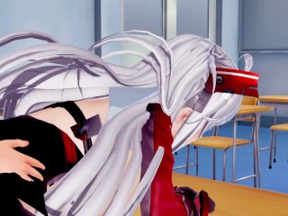 Prinz Eugen azur lane 3D hentai 3/7