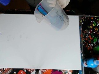 Bunter Sex und Acryl pouring