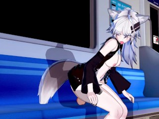 Arknights - LAPPLAND POUNDED IN PUBLIC 3D Hentai